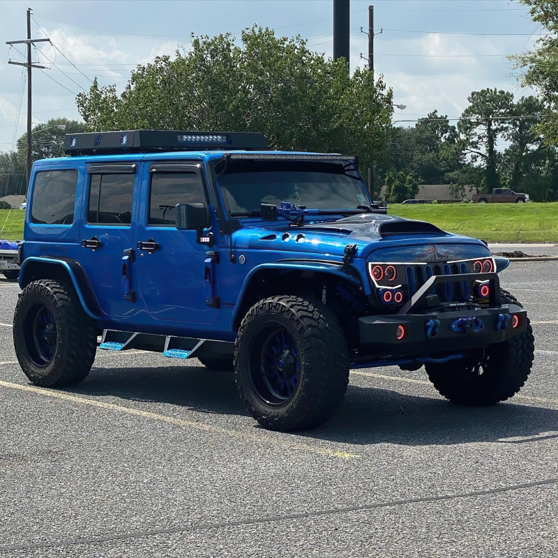 Oracle Vector Jeep Wrangler JK Grille Halo Kit - ColorSHIFT w/ BC1 Controller