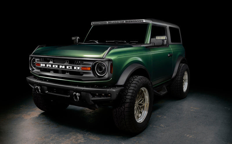 Oracle 2021+ Ford Bronco Oculus Bi-LED Projector Headlights - Amber/White Switchback