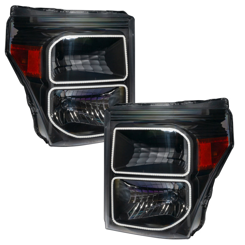 Oracle 11-16 Ford F250/350 LED HL - Black - White