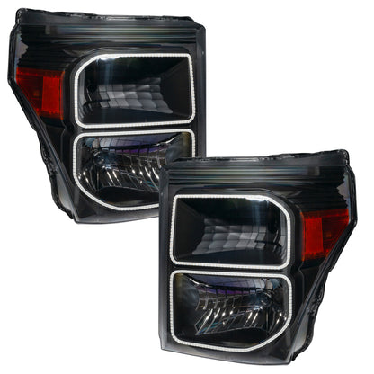 Oracle 11-16 Ford F250/350 LED HL - Black - ColorSHIFT