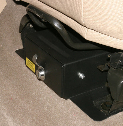 Tuffy Jeep Wrangler Underseat Drawer Flip Seat W/ Keyed Lock