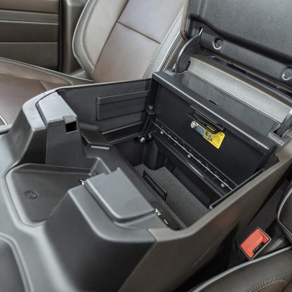 Tuffy Console Safe W/ Keyed Lock For Chevrolet Silverado W/ Wireless Charging Pad Console
