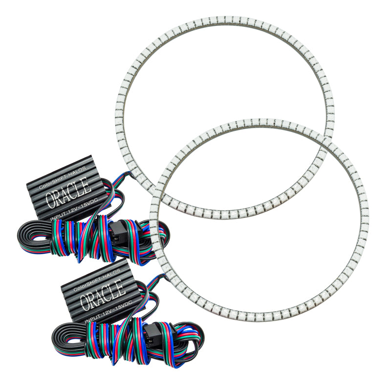 Oracle Jeep Wrangler JL/Gladiator JT LED Surface Mount Headlight Halo Kit- w/o Controller