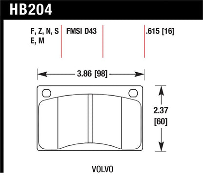Hawk HPS Street Brake Pads