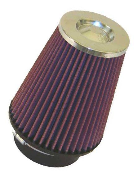 K&N Universal Rubber Filter Round Tapered 1-11/16 Flange 3.5in Base OD x 2in Top OD x 4in H