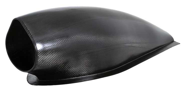 K&N Air Filter with Carbon Fiber Top and Base