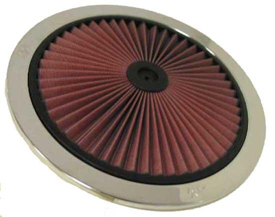K&N X-Stream Top Filter - Red - Size 9in - 5.125in Neck Flange / 2.75in Height