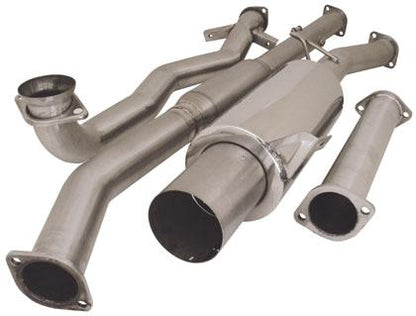 Turbo XS 02-07 WRX-STi Catback Exhaust Blued Tips