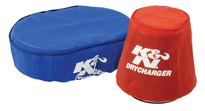 K&N 4.5in Base ID x 3.5in Top ID x 6in H - Black - Round Tapered - Drycharger Air Filter Wrap